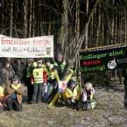 2012-02-04 - Aktion von Bürgerinitativen gegen Co2-Endlagerung